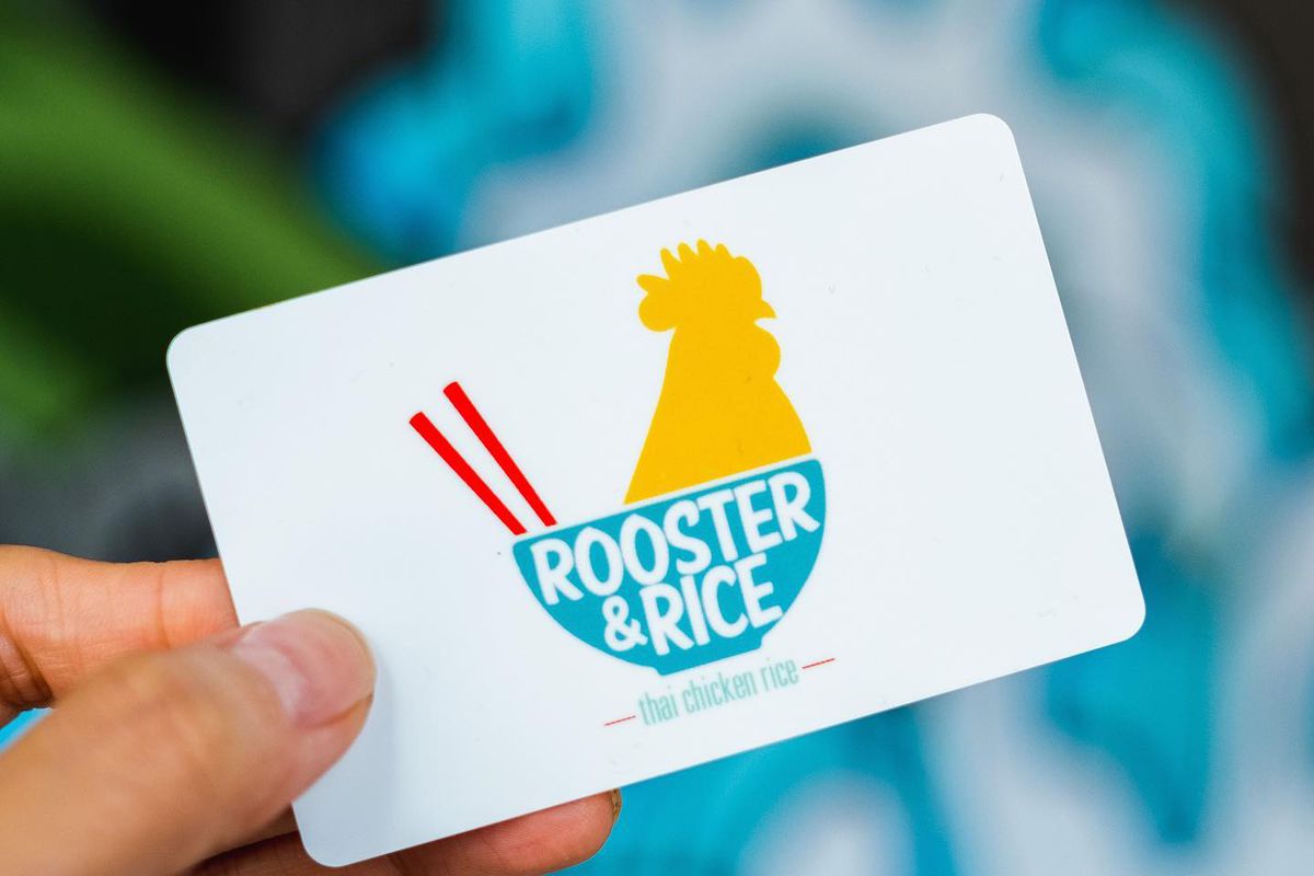 Restaurant gift card from Rooster &amp; Rice
