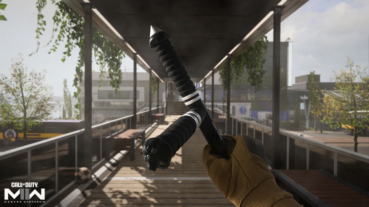 An Operator wielding a Tonfa in Call of Duty: Modern Warfare 2