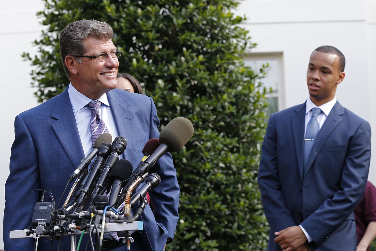 A successful college season ends with a trip to the White House. But can UConn's Geno Auriemma go for a three-peat this season?