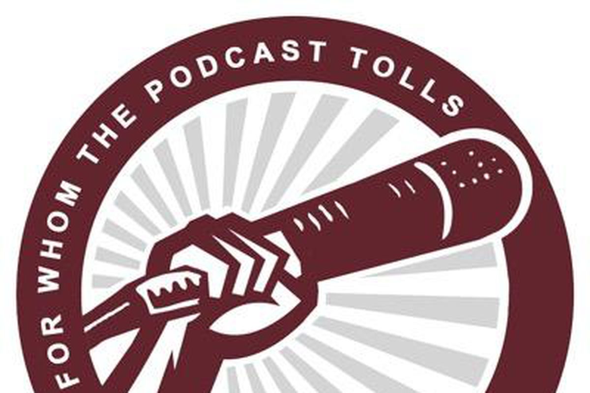 For Whom the Podcast Tolls logo