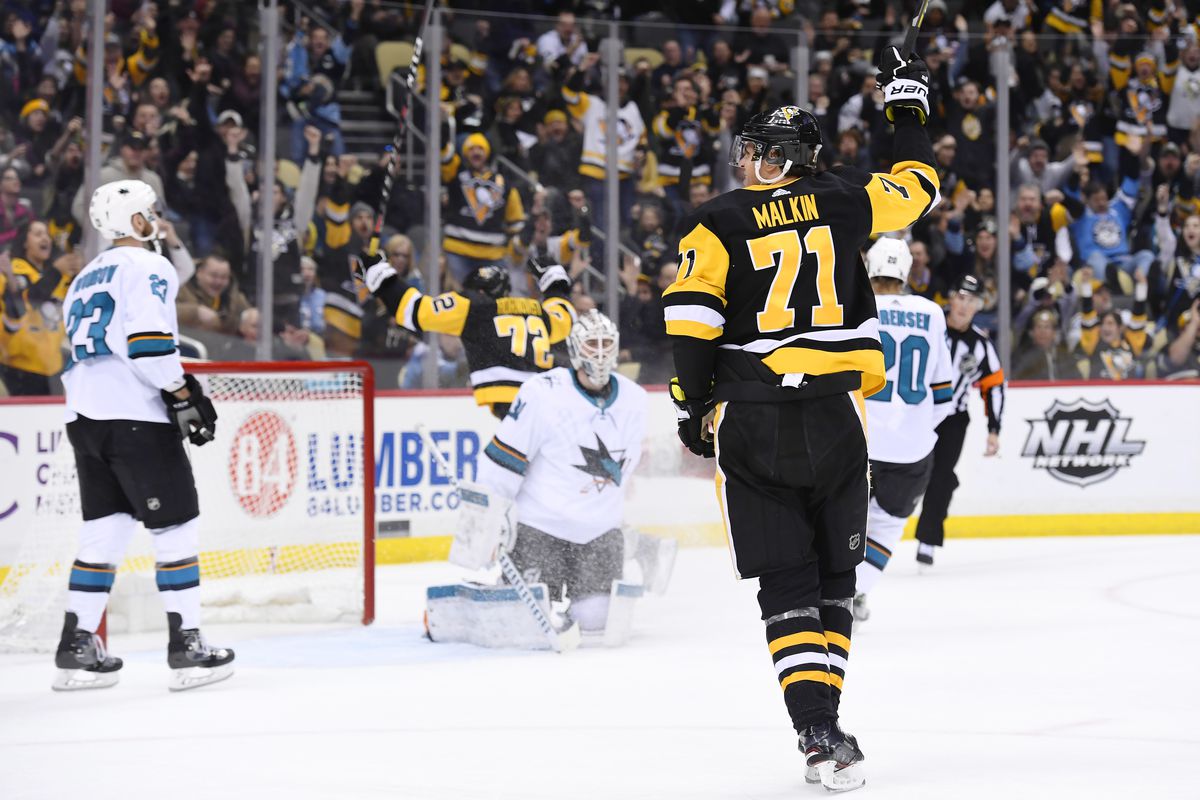 NHL: JAN 30 Sharks at Penguins