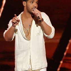 Drake performing and inventing new ways to layer.