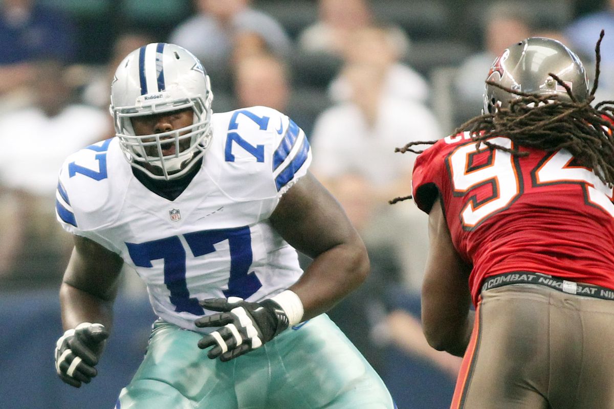 Tyron Smith offers a younger, cheaper, better alternative to the aging Flozell Adams