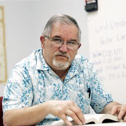 The Rev. Larry Dickey of West Wendover Baptist Church enjoys helping people who are down and out find inspiration through Christianity.