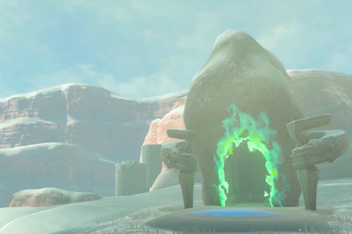 The Legend of Zelda: Tears of the Kingdom Mayamats Shrine exterior