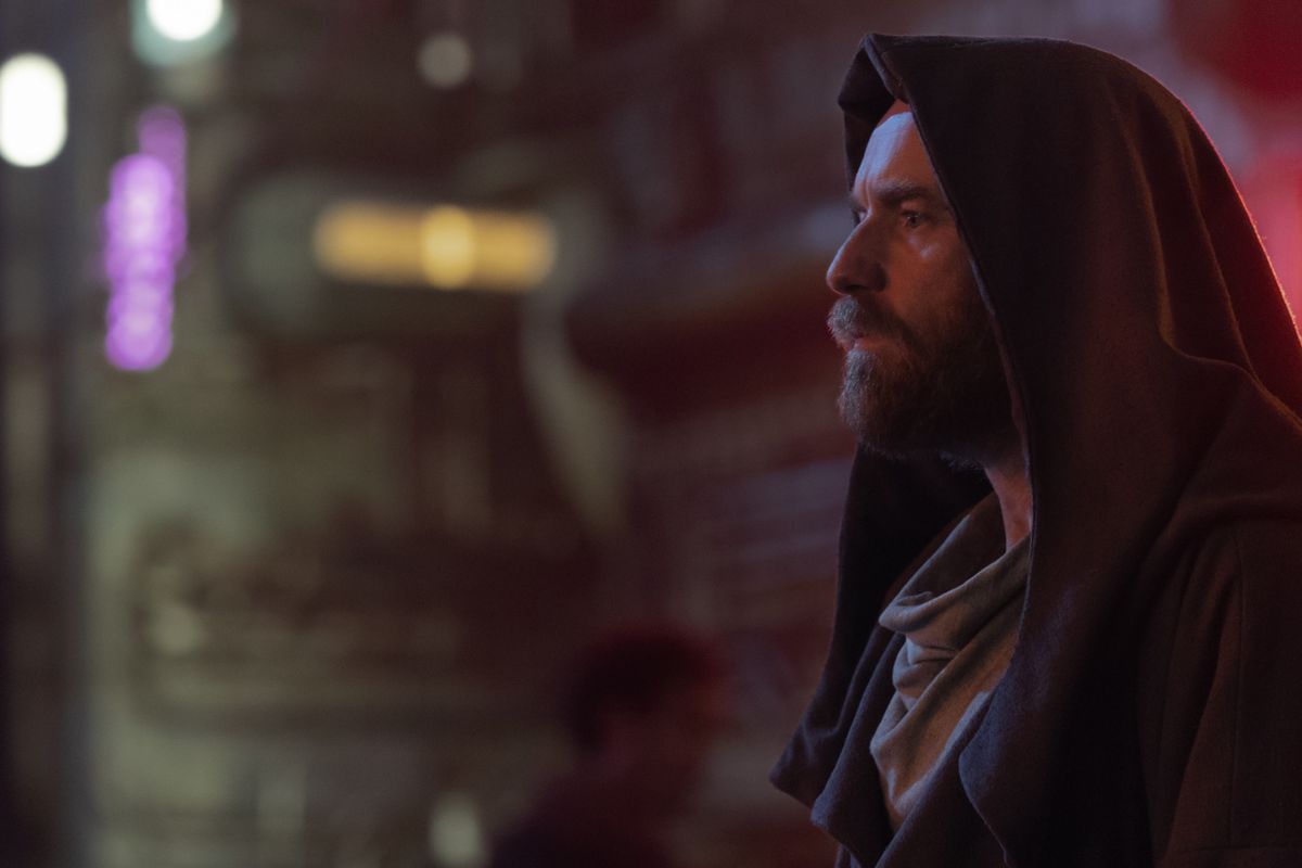 Ewan McGregor as Obi-Wan Kenobi in the Disney Plus series of the same name.