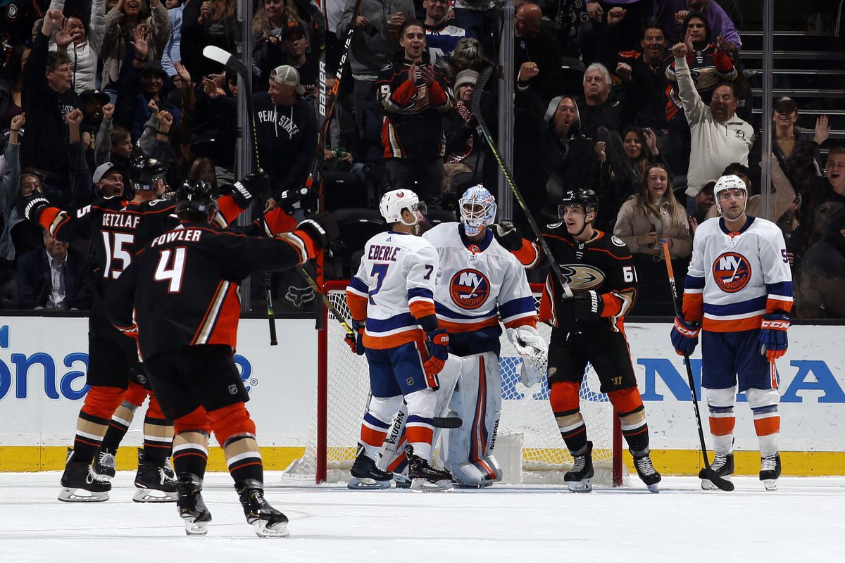New York Islanders v Anaheim Ducks