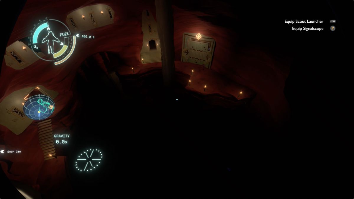 Outer Wilds Ember Twin Sunless City Stepping Stone District entrance