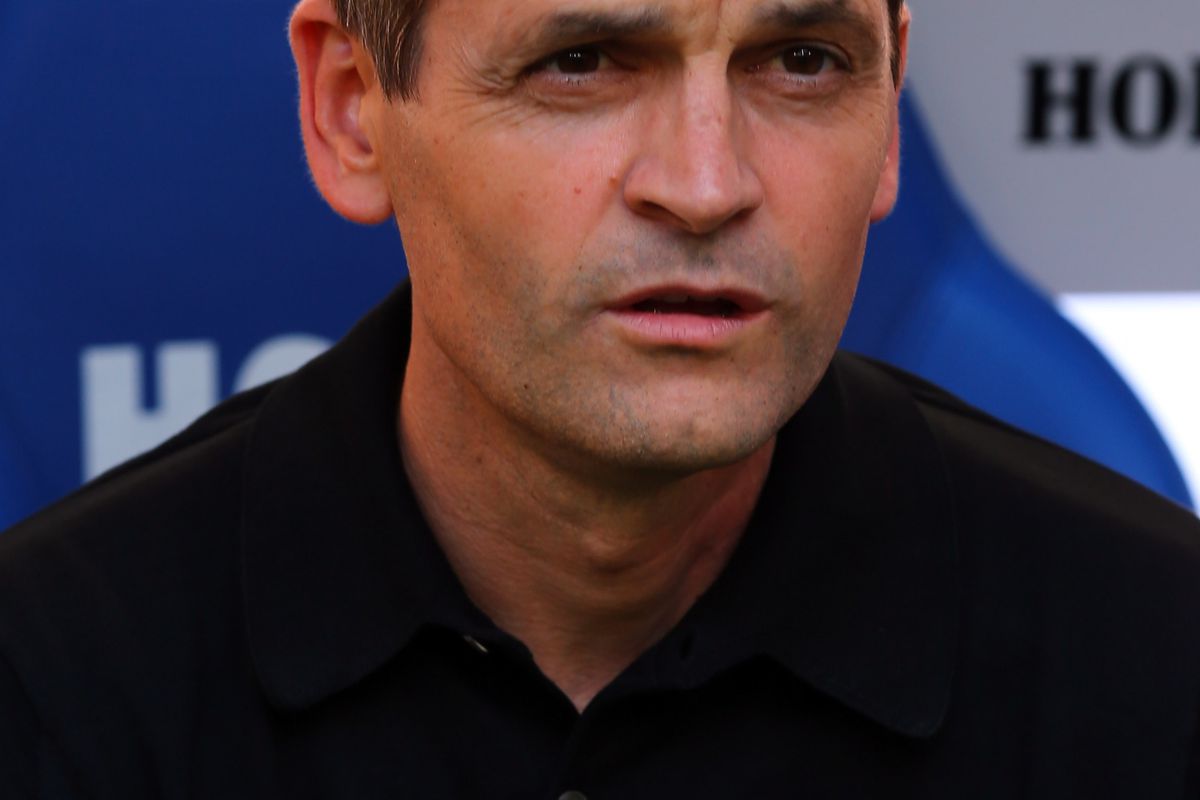 HAMBURG, GERMANY - JULY 24:  Tito Vilanova, head coach of Barcelona looks on during the friendly match between Hamburger SV and FC barcelona at Imtech Arena on July 24, 2012 in Hamburg, Germany.  (Photo by Martin Rose/Bongarts/Getty Images)