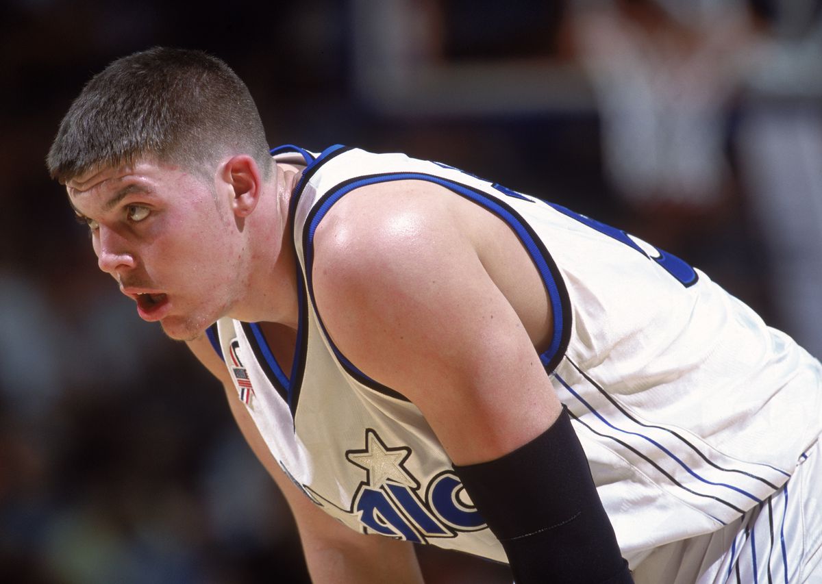 Mike Miller #50 of the Orlando Magic rests