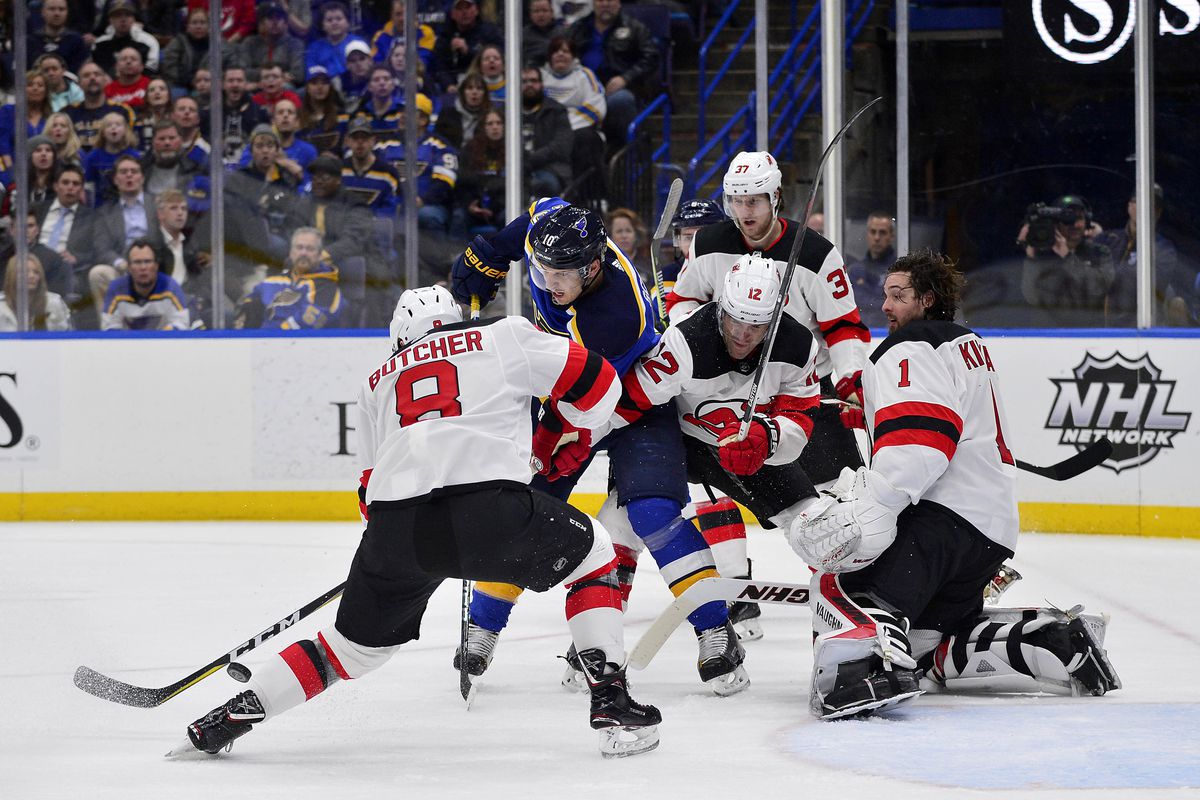 NHL: New Jersey Devils at St. Louis Blues
