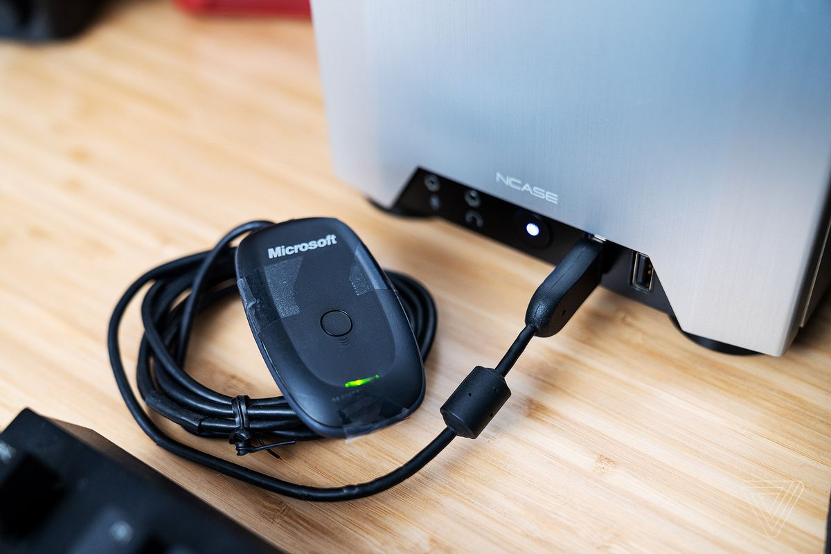 Microsoft's wireless receiver for Windows is still handy for gaming.