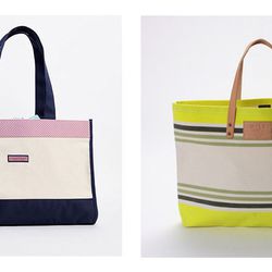 The Expected: Vineyard Vines Tote – The Update: <b>WILL Leather Goods</b> Bright Stripe Carry All at <b>Crush,</b> <a href="http://www.shopcrushboutique.com/handbags/will-leather-goods-bright-stripe-carry-all-in-multi-green.html">$98.00</a>