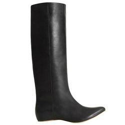 Knee-high leather boots, $299