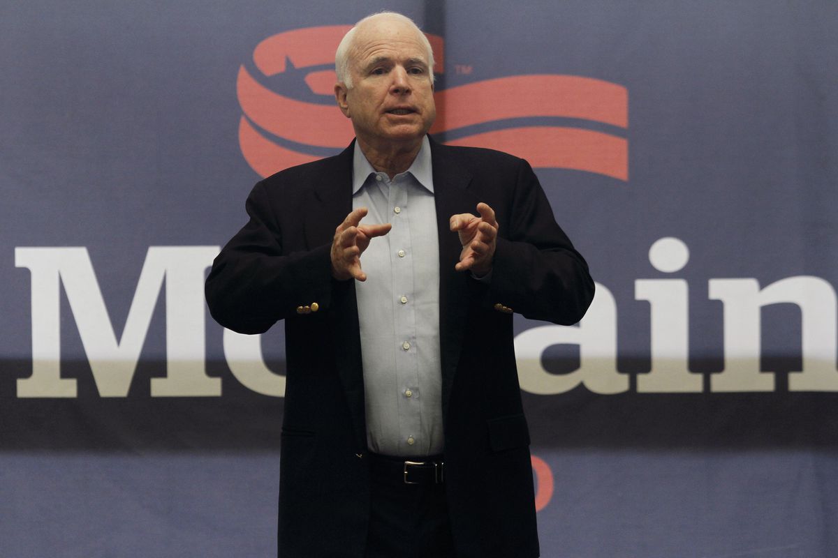 Sen. McCain Campaigns In Arizona