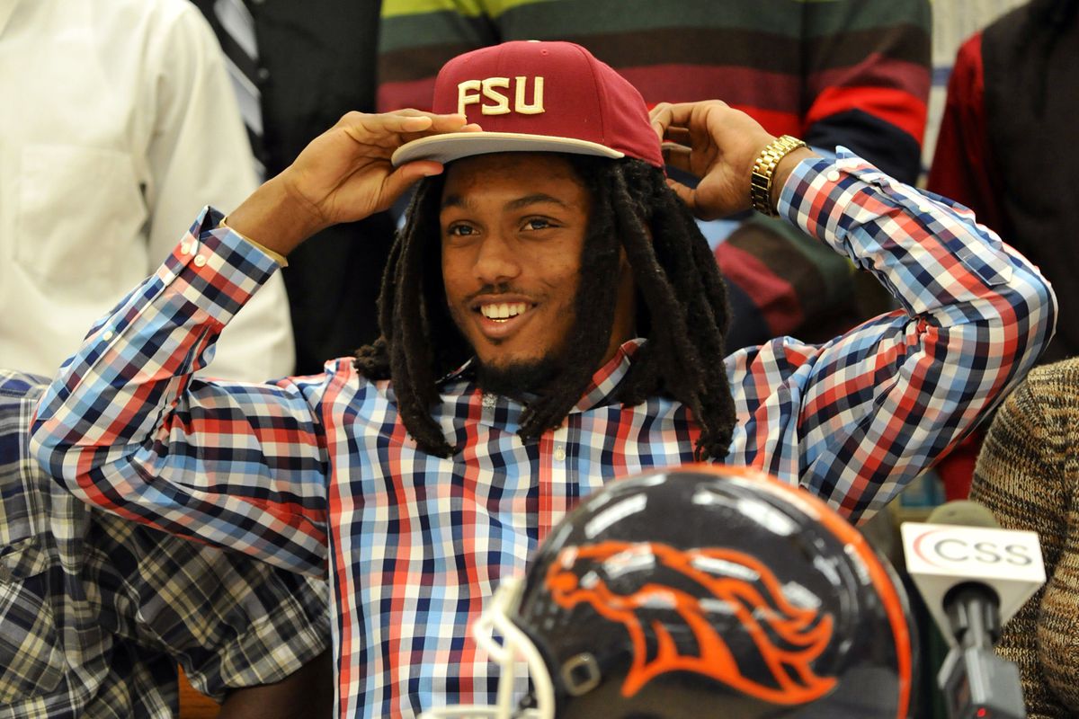 Five-star wide receiver Ermon Lane commits to Florida State on National Signing Day, helping ensure the Noles of a top-five class.