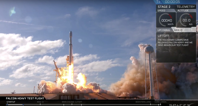 Запуск Falcon Heavy