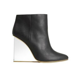 Plexi wedge ankle boot, $349