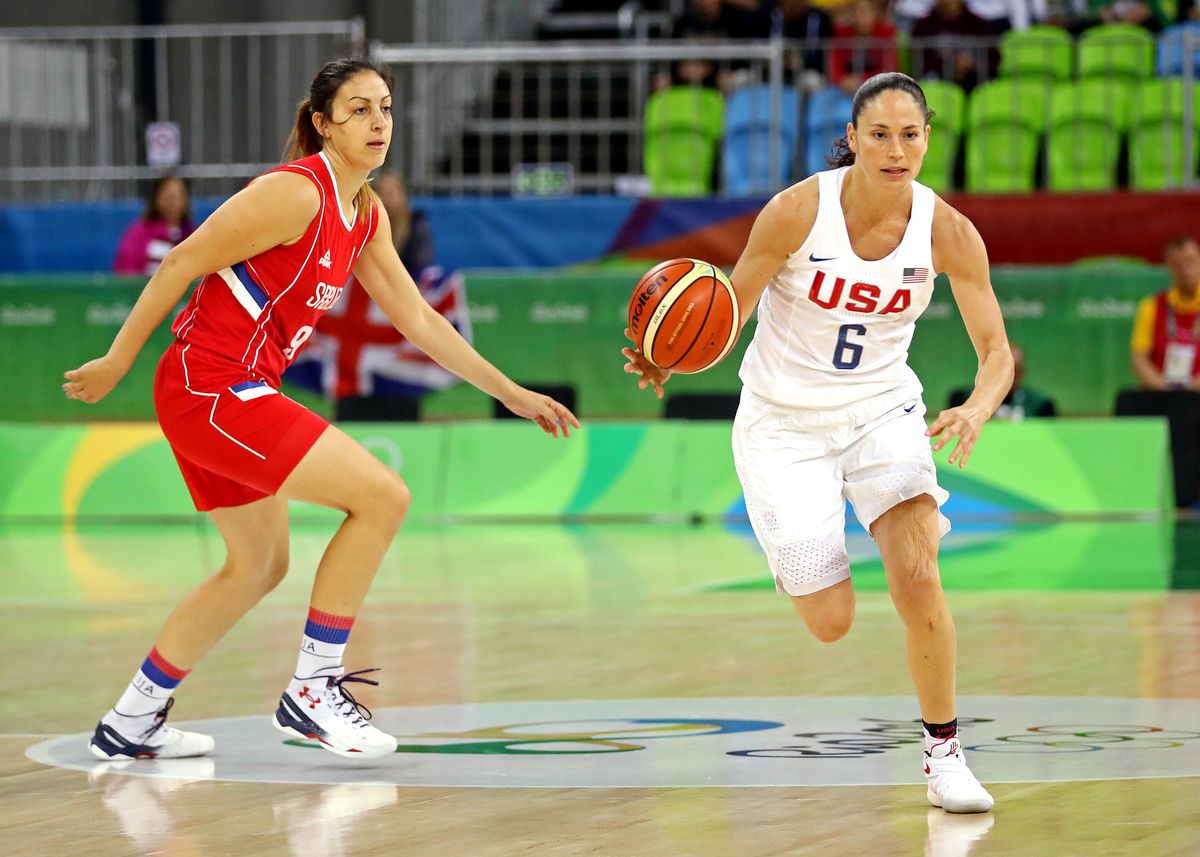 Olympics: Basketball-Women's Team-Preliminary Round Group B-USA vs SRB
