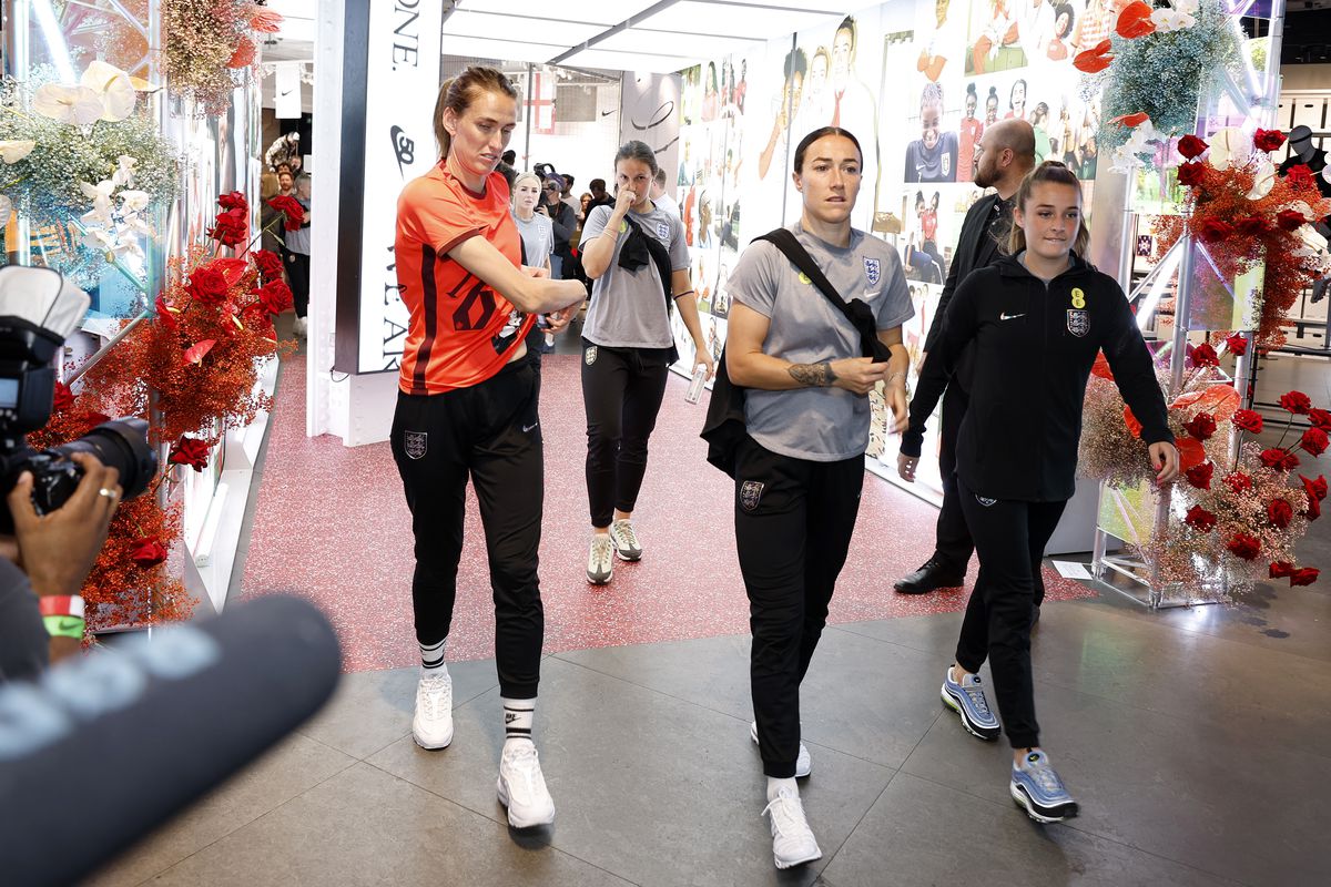 England Team Visit Nike HQ