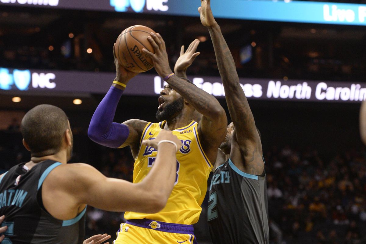 NBA: Los Angeles Lakers at Charlotte Hornets