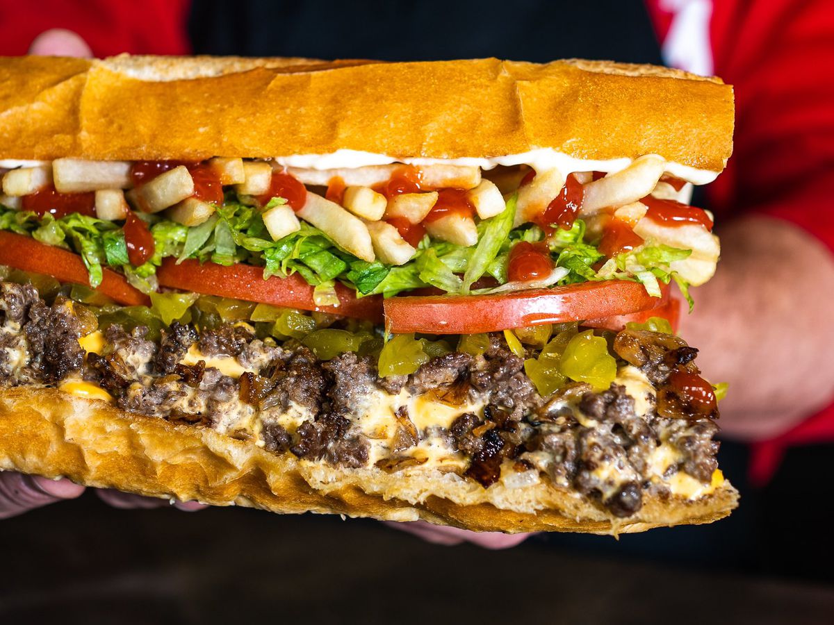 The Fat Bodega sandwich from Fat Sal’s restaurant in Los Angeles.