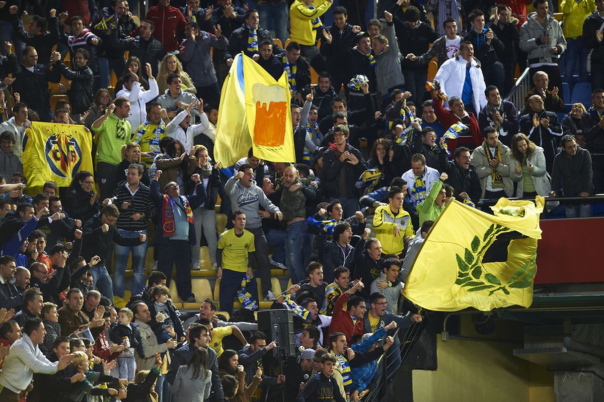 Villarreal fans in January 2012, the last time Los Che visited El Madrigal 
