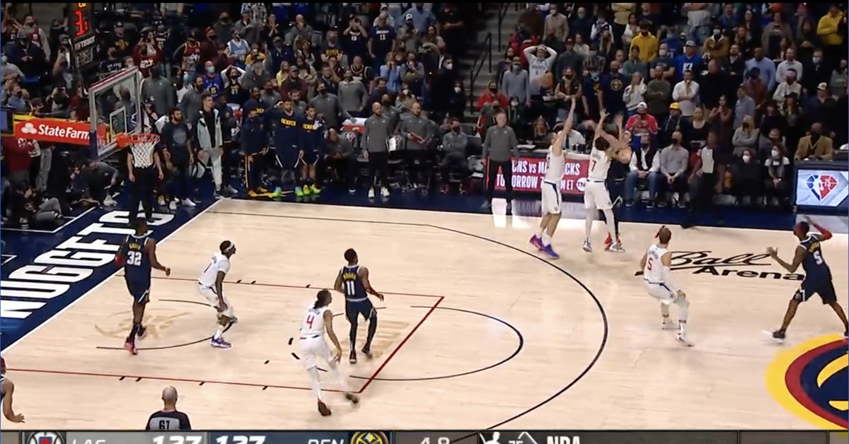 Nikola Jokic threw a pass only he could make for a game-winning assist thumbnail