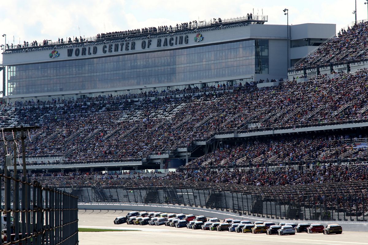 A general view during the Monster Energy NASCAR Cup Series 61st Annual Daytona 500 at Daytona International Speedway on February 17, 2019 in Daytona Beach, Florida.