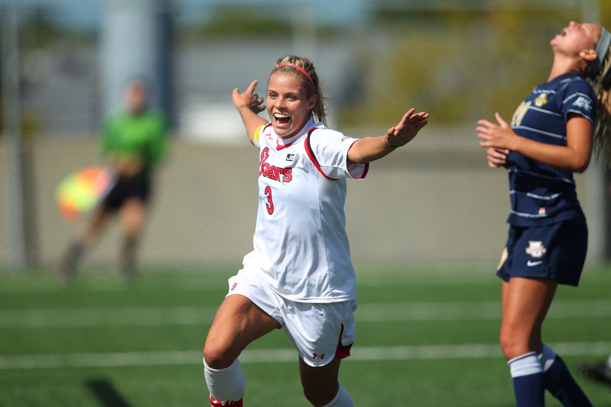 Rookie Rachel Daly during her college days at St. John's/