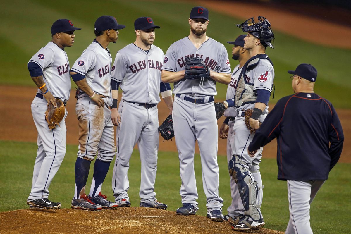 This might be the last time you see Corey Kluber on a pitching mound until 2016.
