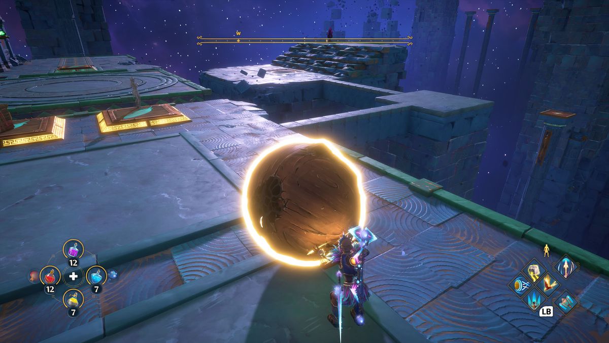 A puzzle solution for the Mastering Phosphor’s Clone Vault of Tartaros in Immortals Fenyx Rising