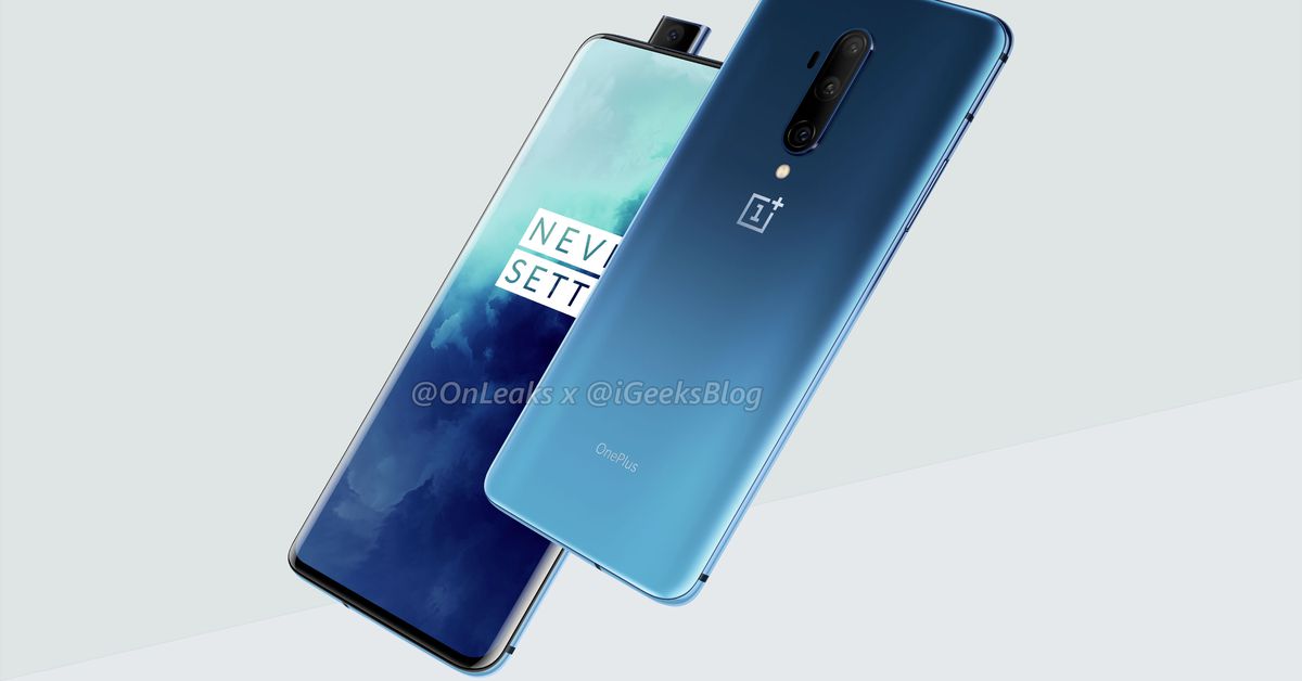 OnePlus 7T Pro render shows familiar design with a new camera sensor - The Verge thumbnail