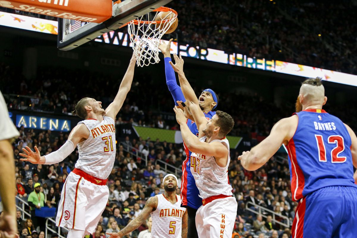 NBA: Detroit Pistons at Atlanta Hawks