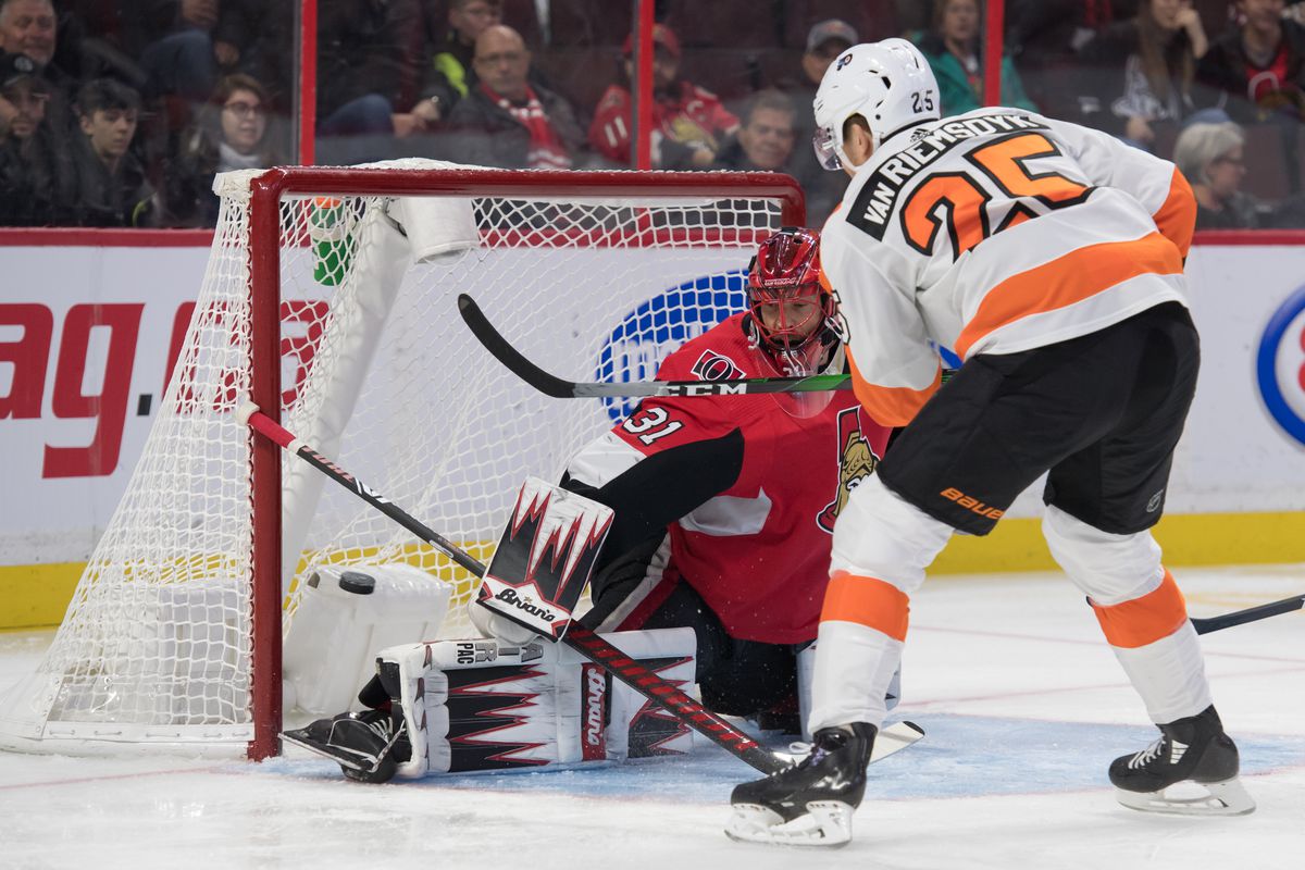NHL: Philadelphia Flyers at Ottawa Senators