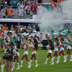 Dec. 15, 2013 Miami Gardens, FL - Miami Dolphins tight end Charles Clay is introduced prior to the team's game against the New England Patriots.