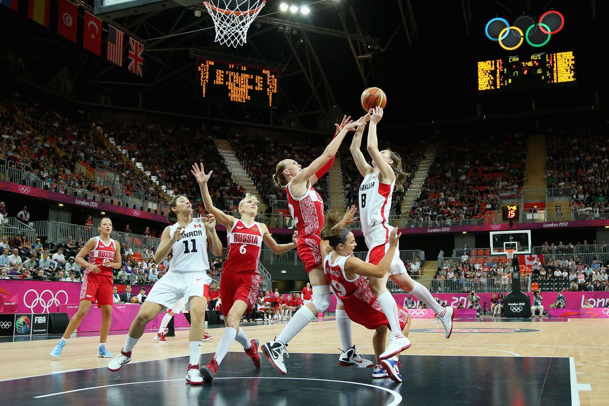Canada's Senior Women were able to correct the one thing that they didn't do against Russia Saturday to get the win Monday against Great Britain. (Photo by Christian Petersen/Getty Images)
