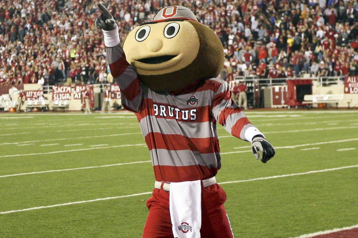 Brutus Buckeye is just as excited as Chad Lindsay about the upcoming season.