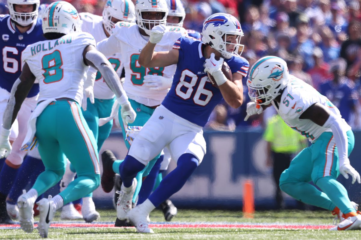 Bills vs. Dolphins NFL Week 4 snap counts: Kincaid out-snaps Knox