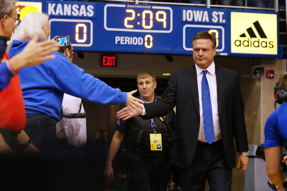 NCAA Basketball: Iowa State at Kansas