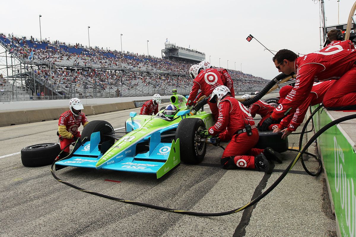 Anemic crowds have been the norm at most IndyCar races outside of Indianapolis, Texas, and Iowa. (Photo by Nick Laham/Getty Images)