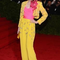 Coco Rocha's vintage Givenchy jumpsuit <a href="http://racked.com/archives/2012/05/07/this-is-what-coco-rocha-will-be-wearing-to-the-met-ball-tonight.php">once belonged</a> to Elizabeth Taylor.