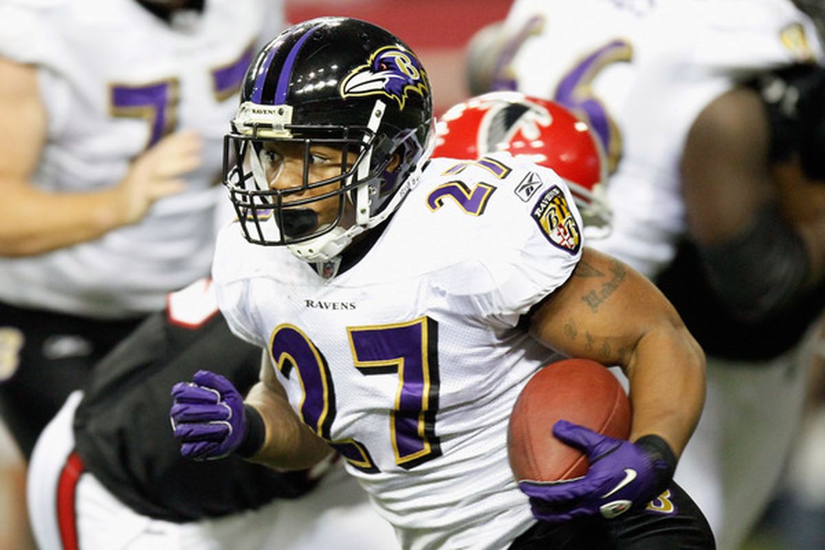 Ray Rice ran for 660 yards, his lowest rushing output since his rookie year in 2008. 