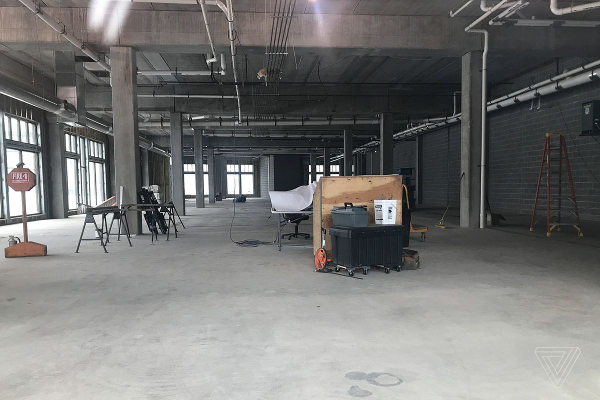 The empty Foxconn “innovation center” in Eau Claire in April 2019
