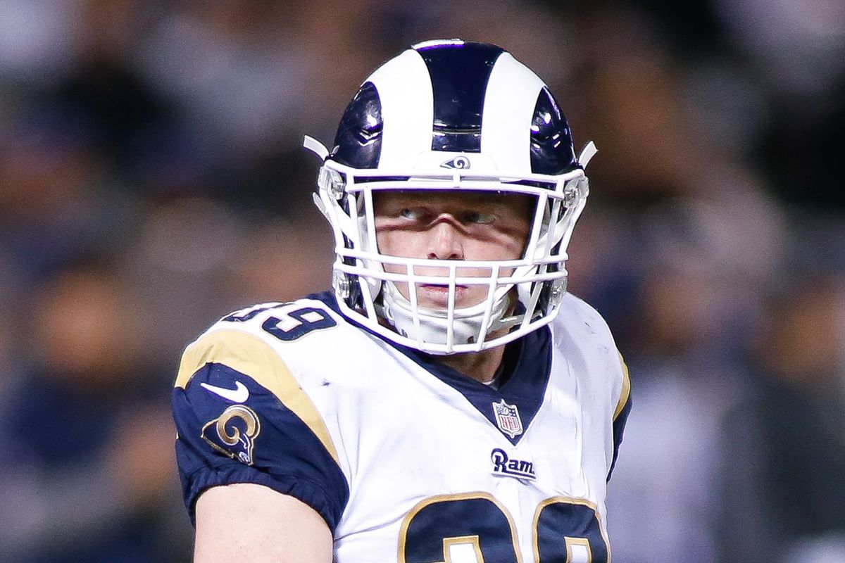 Los Angeles Rams FB Sam Rogers during a preseason game against the Oakland Raiders, August 19, 2017.