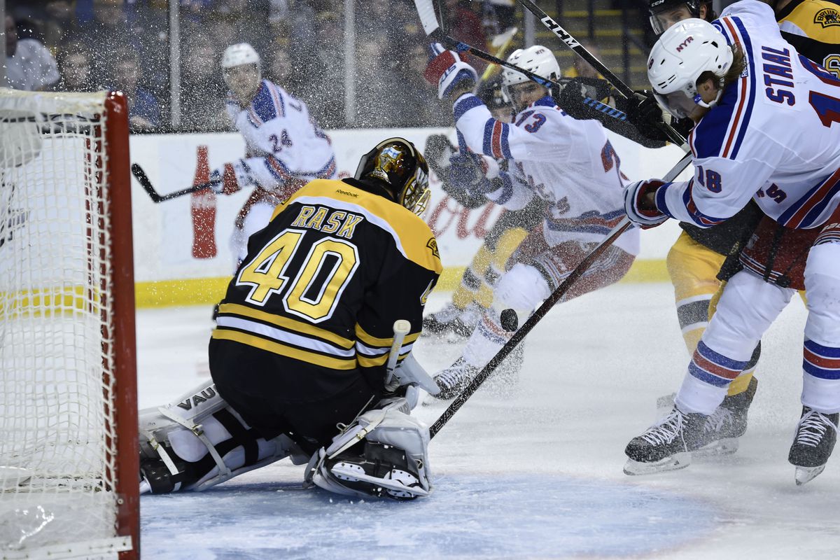 NHL: New York Rangers at Boston Bruins