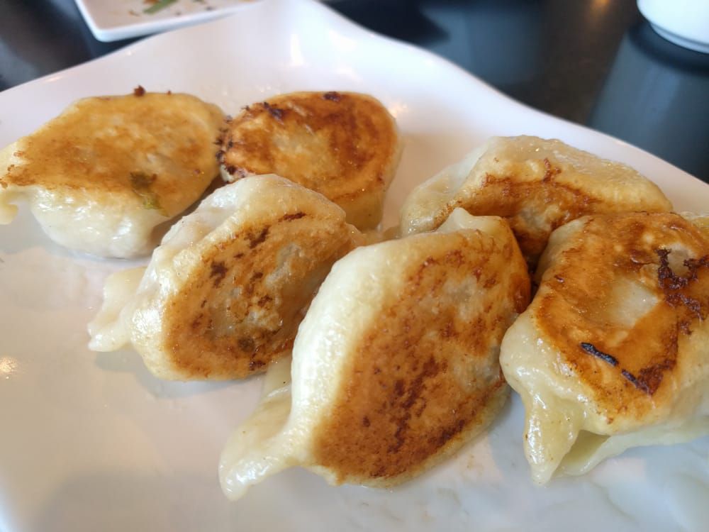 Dumplings from Chinese restaurant 101 Noodle Express in Alhambra, California.