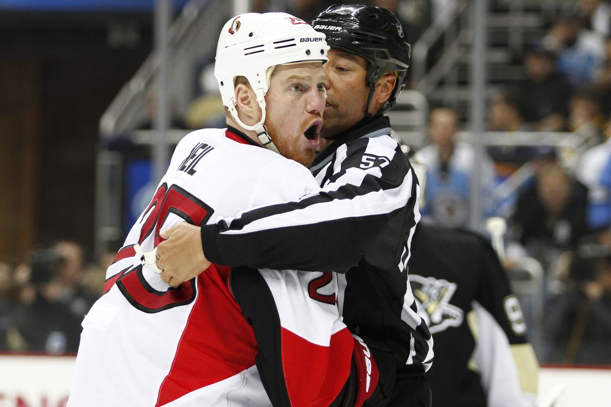 Chris Neil, just as shocked as I am that you picked THE FREAKIN' HURRICANES