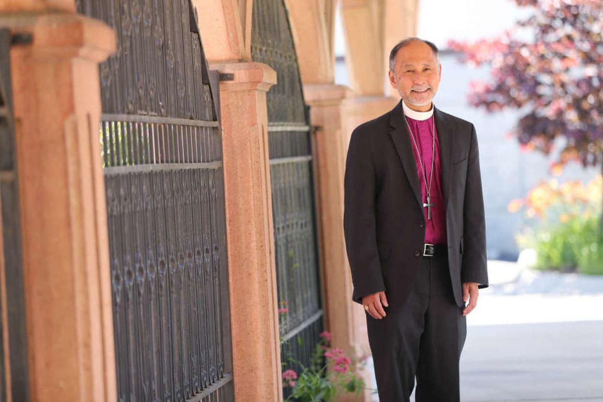 Bishop Scott Byron Hayashi at the Episcopal Church in Salt Lake City  Tuesday, June 9, 2015.