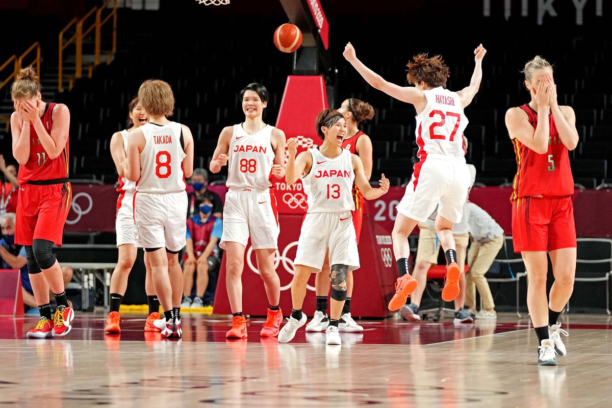 Olympics: Basketball-Women Quarterfinal - JPN-BEL